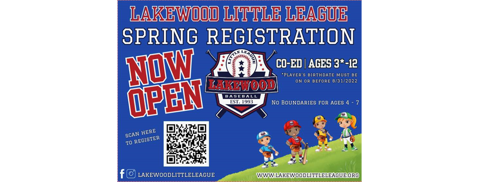 2026 Spring Registration